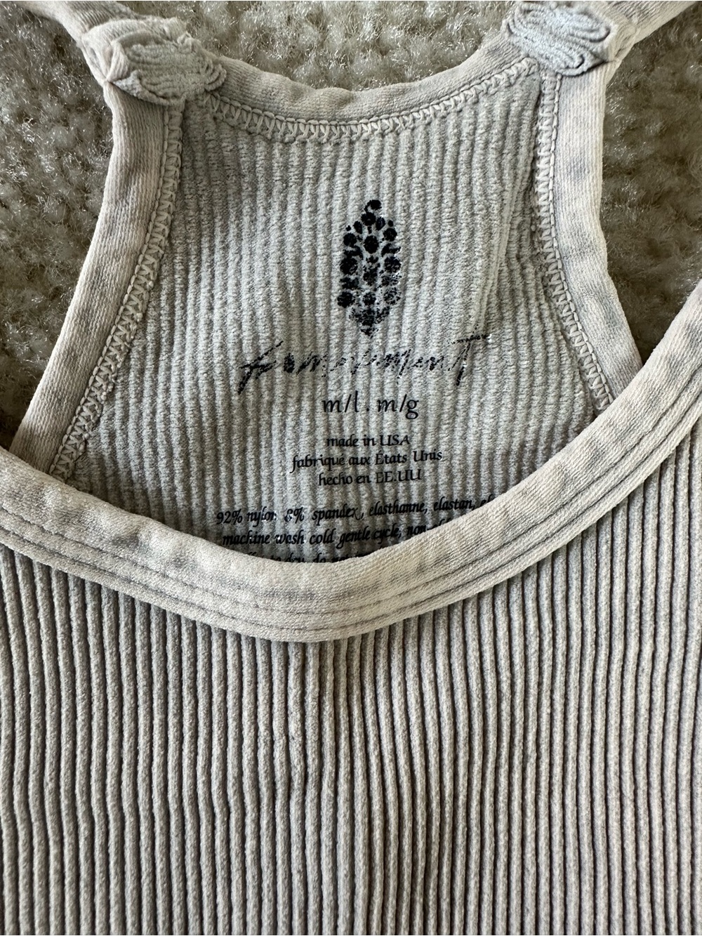 FP Movement Happiness Runs Crop Tank (M/L) - Picture 3 of 7
